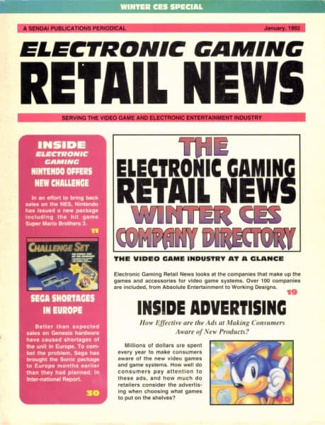 Cover of Electronic Gaming Retail News issue 1