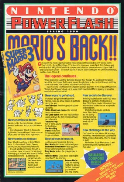 Cover of Nintendo newsletters issue special