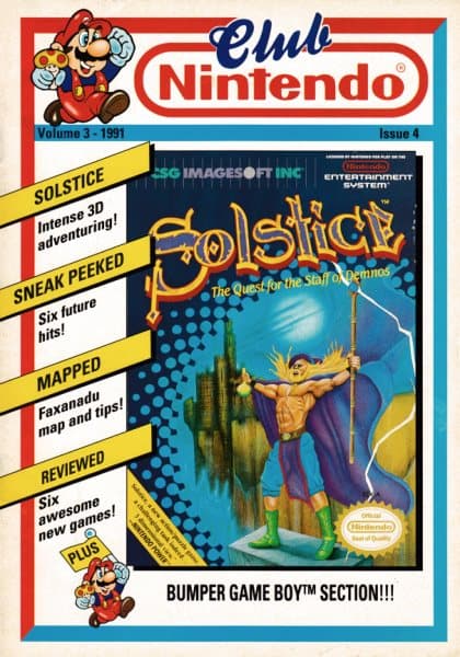 Cover of Nintendo newsletters issue 4