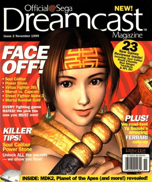 Cover of Official Sega Dreamcast Magazine (US) issue 2